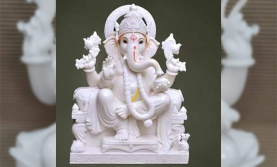 Marble Ganesha Sculpture